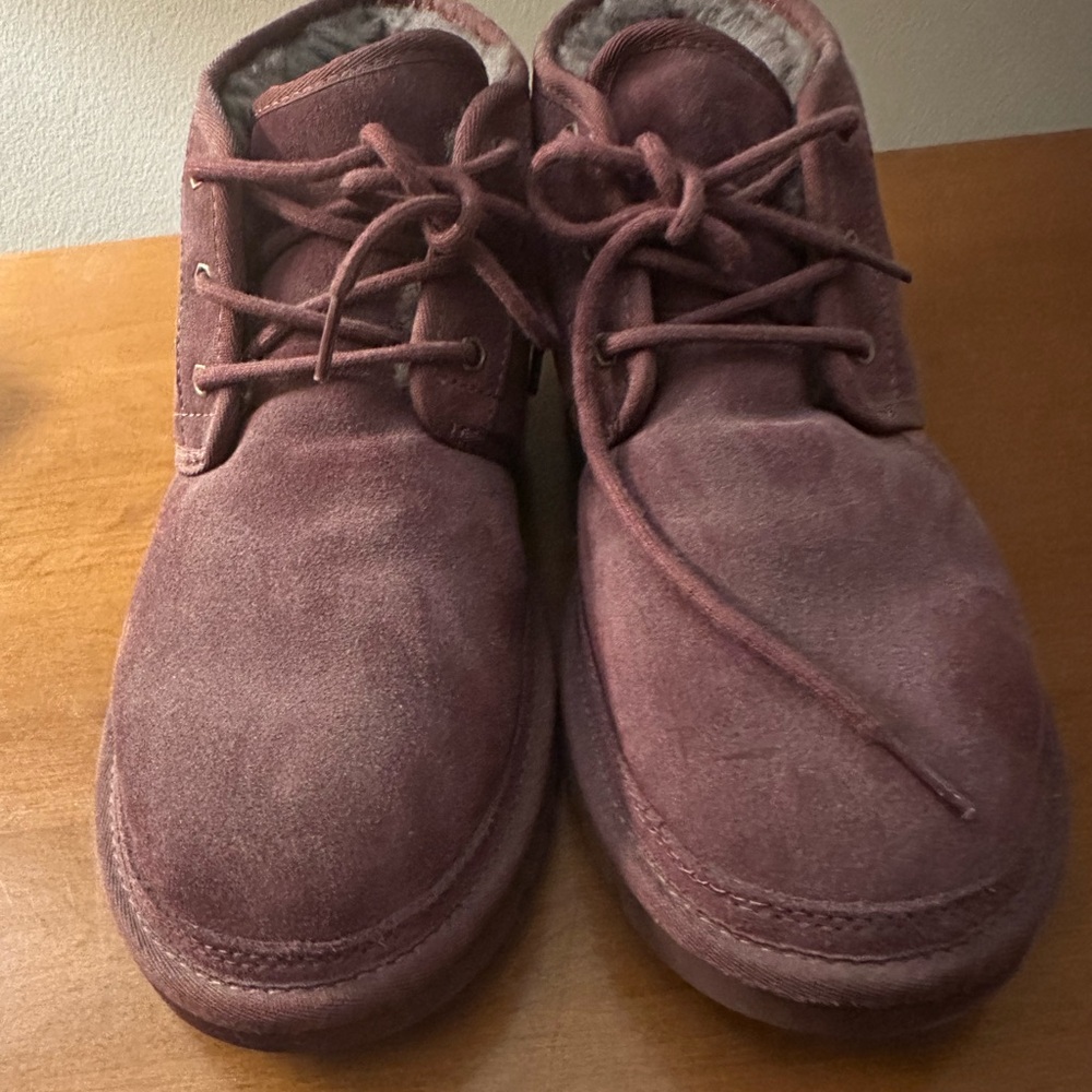 UGG Neumel Suede Boots in port color